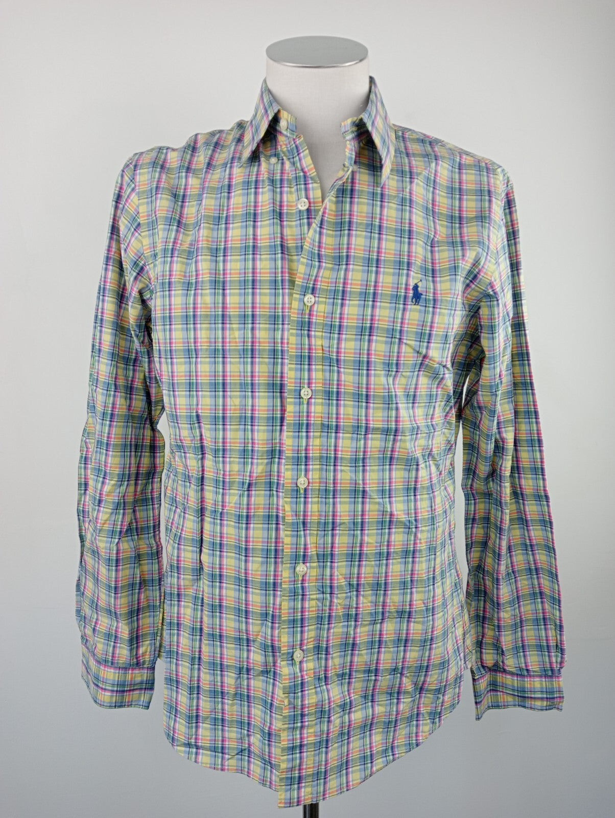 RALPH LAUREN CAMICIA UOMO COTONE TG. M  MAN CASUAL VINTAGE SHIRT