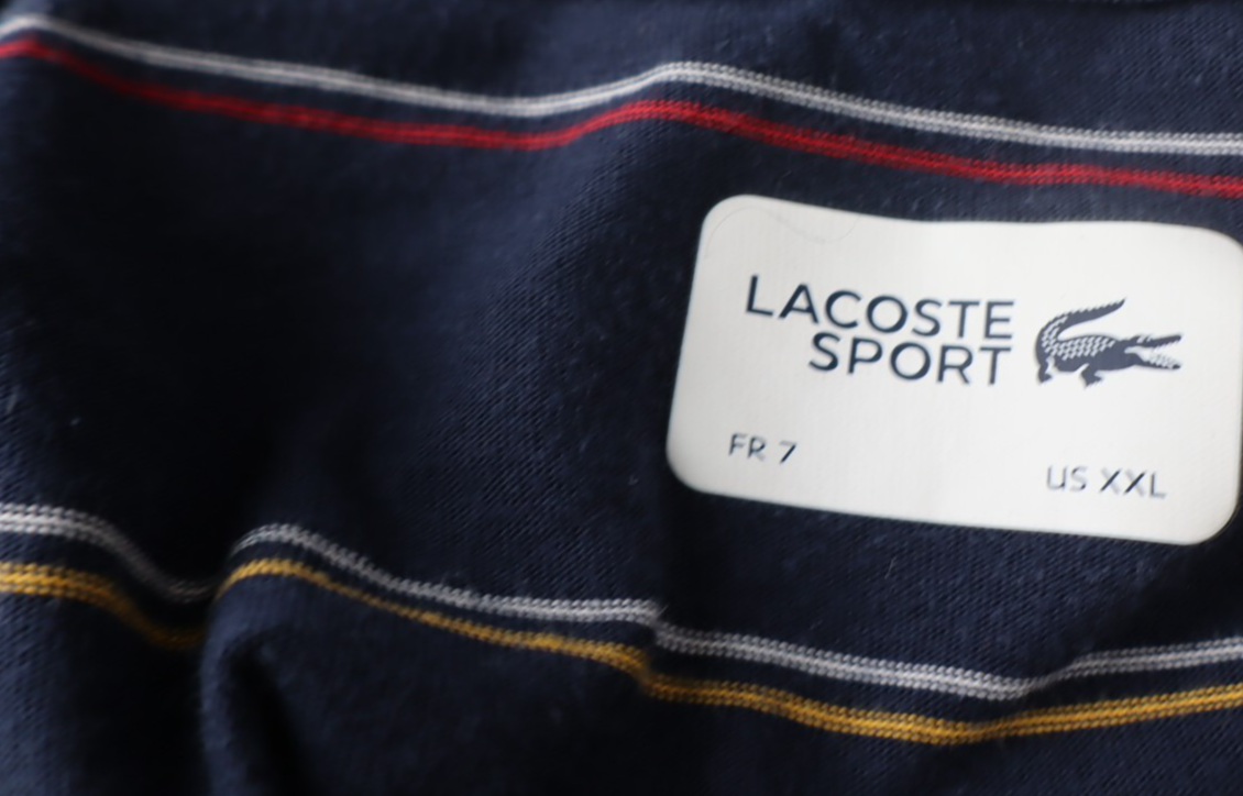 LACOSTE MAGLIA UOMO COTONE 2XL 7 MAN COTTON POLO SHIRT CASUAL VINTAGE LOGO
