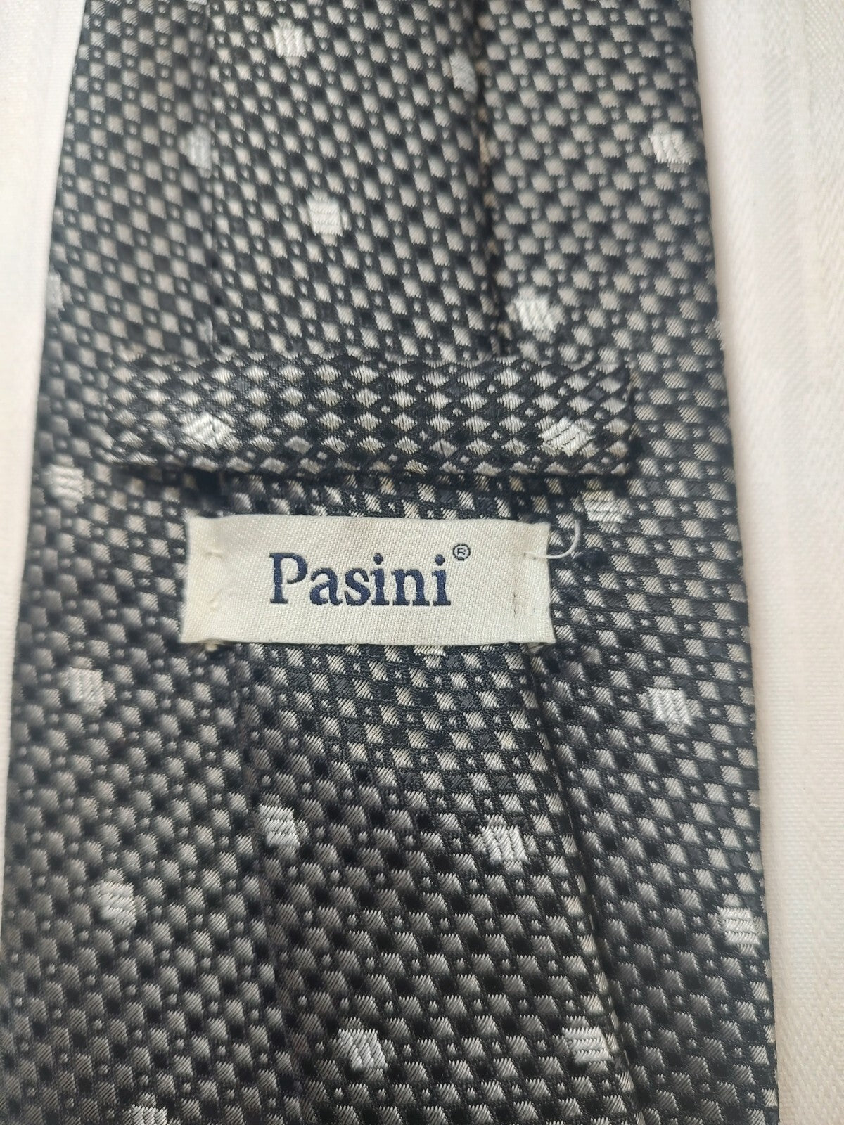 PASINI 100% SILK TIE SETA CRAVATTA NECKTIE MADE IN ITALY CLASSIC
