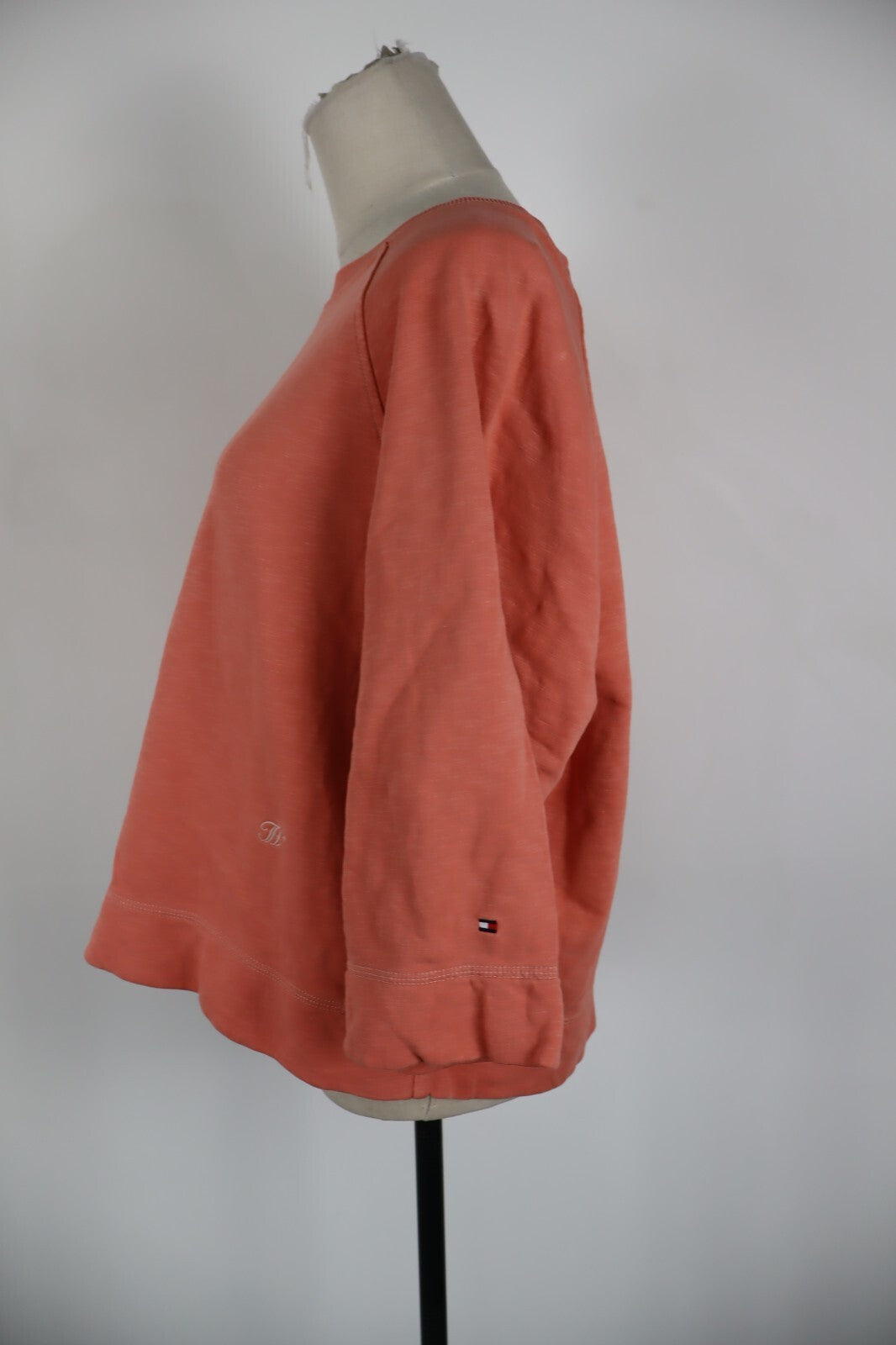 TOMMY HILFIGER JEANS FELPA DONNA Tg M WOMAN CASUAL VINTAGE SPORT SWEATSHIRT