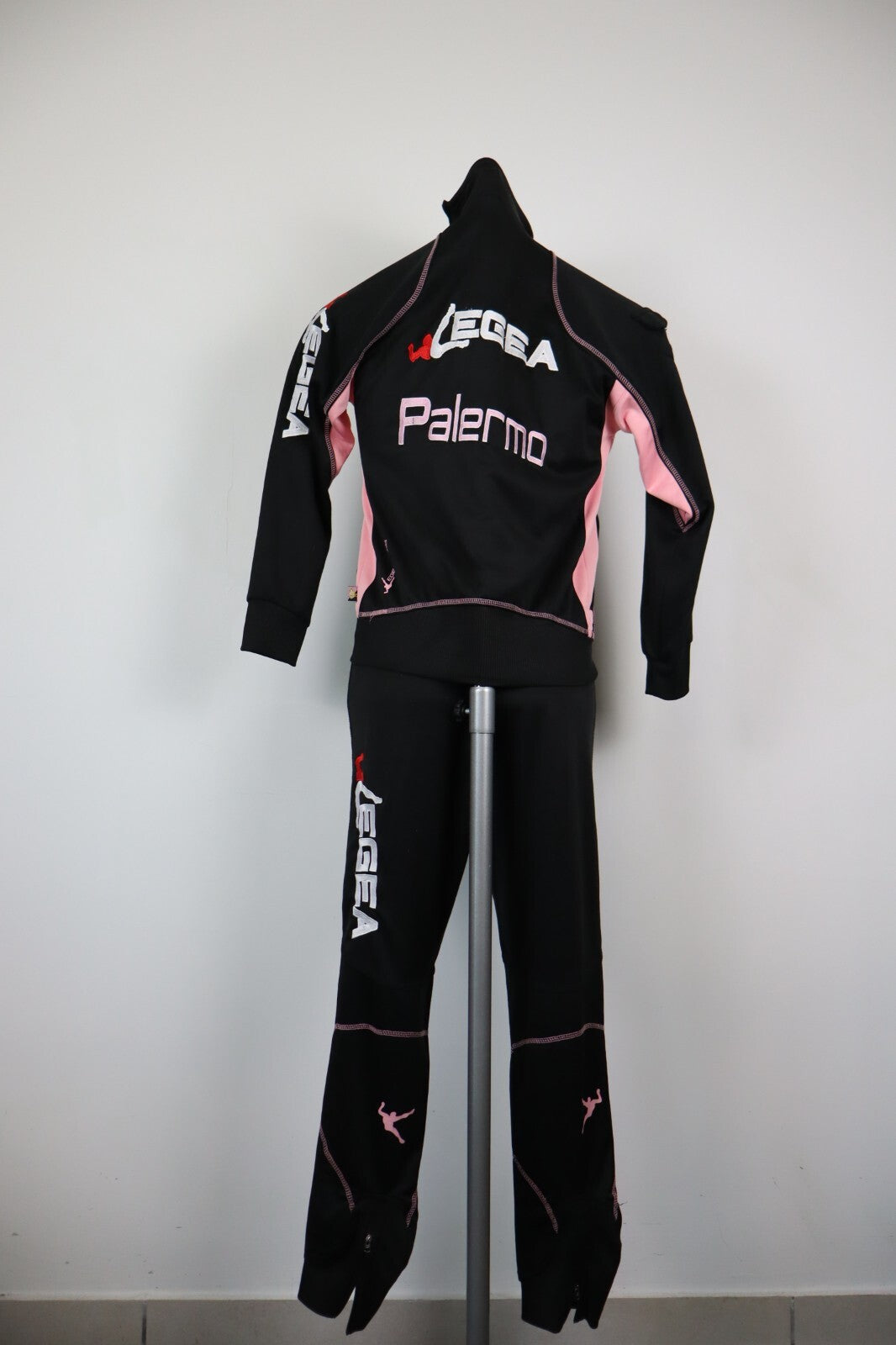 LEGEA PALERMO TUTA COMPLETA CALCIO UOMO XS TRACKSUIT SPORT VINTAGE FELPA PANTS