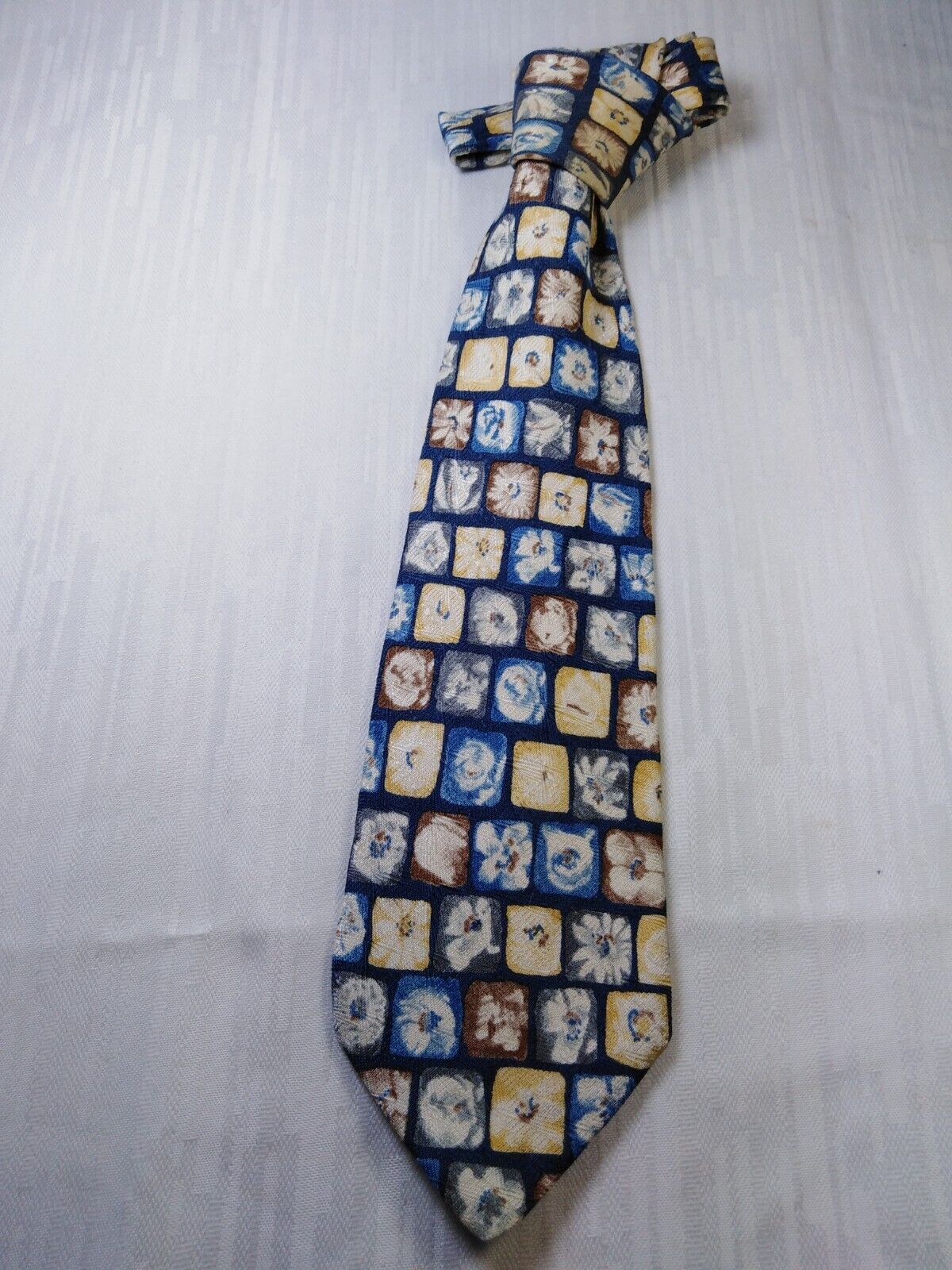 ALTEA MILANO 100% SETA SILK TIE CRAVATTA NECKTIE MADE IN ITALY VINTAGE CLASSIC