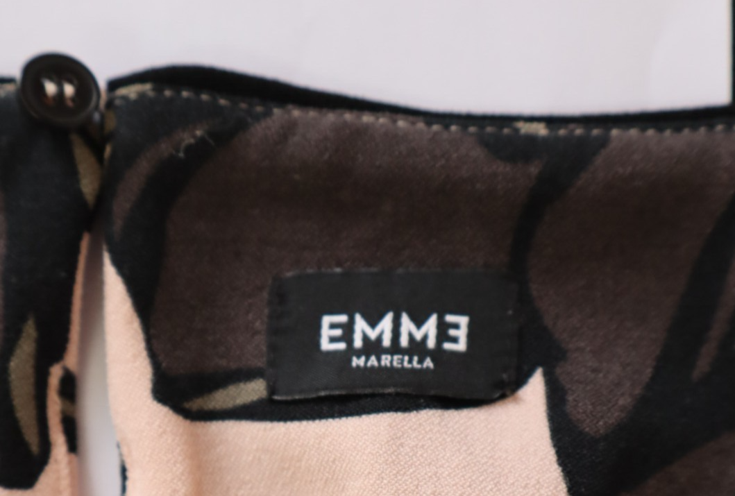 EMME MARELLA CAMICIA  BLUSA DONNA TG. 46 WOMAN SHIRT CASUAL VINTAGE FLOREALE