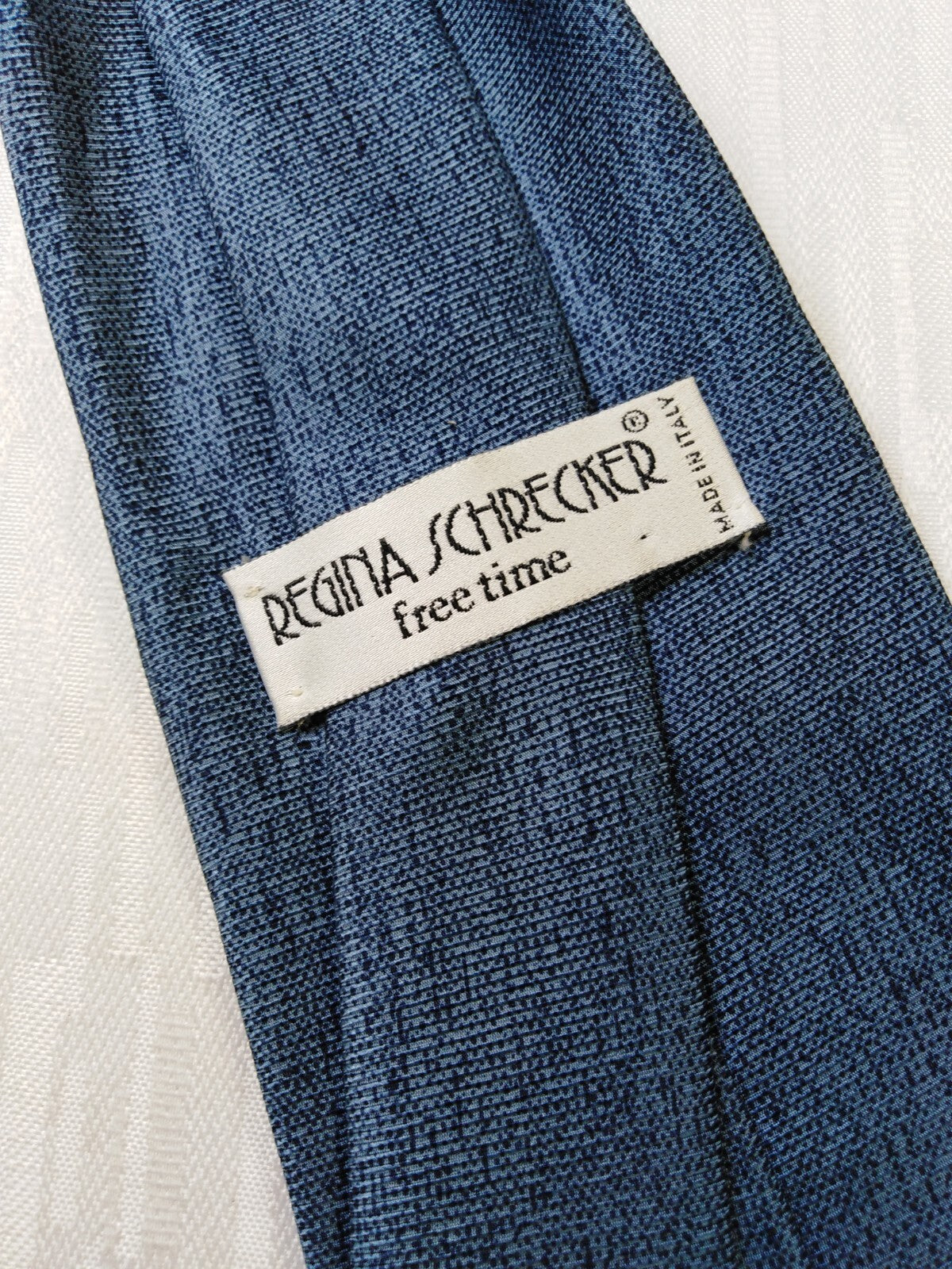 REGINA SCHRECKER 100% SILK TIE SETA CRAVATTA NECKTIE MADE IN ITALY CLASSIC