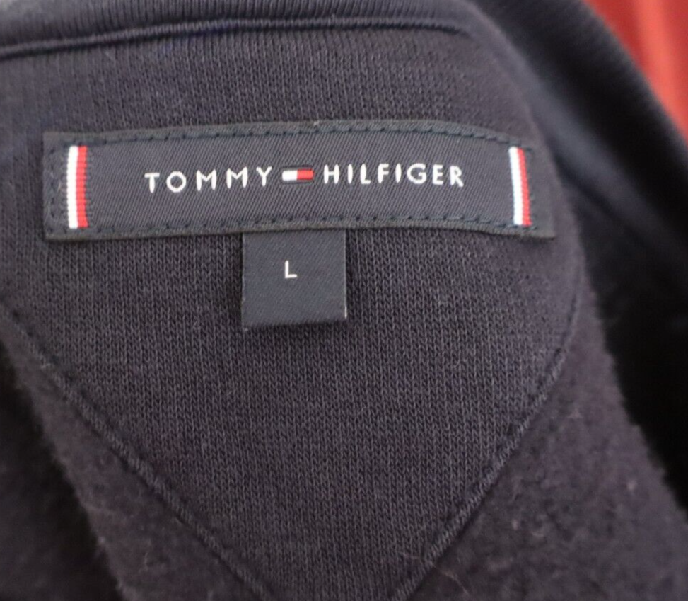 TOMMY HILFIGER FELPA UOMO Tg L MAN SPORT COTONE COTTON SWEATSHIRT VINTAGE