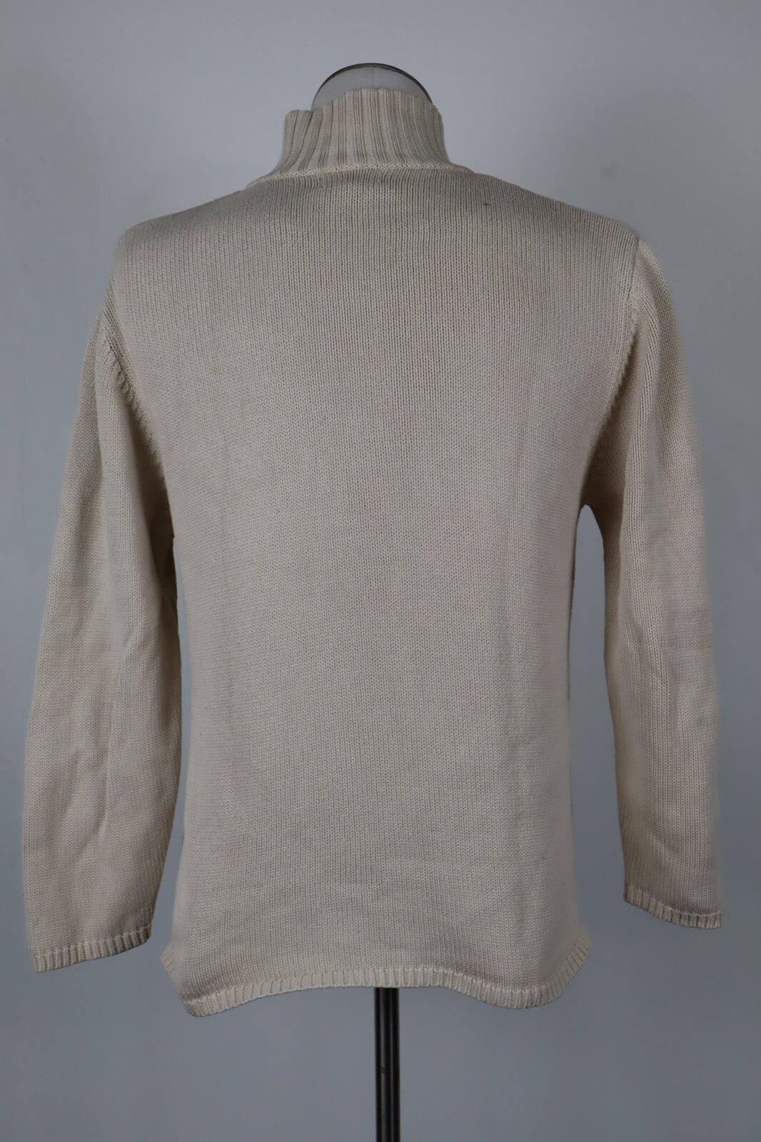 TIMBERLAND MAGLIONE CON ZIP COTONE VINTAGE UOMO TG 12 MAN SWEATER CASUAL