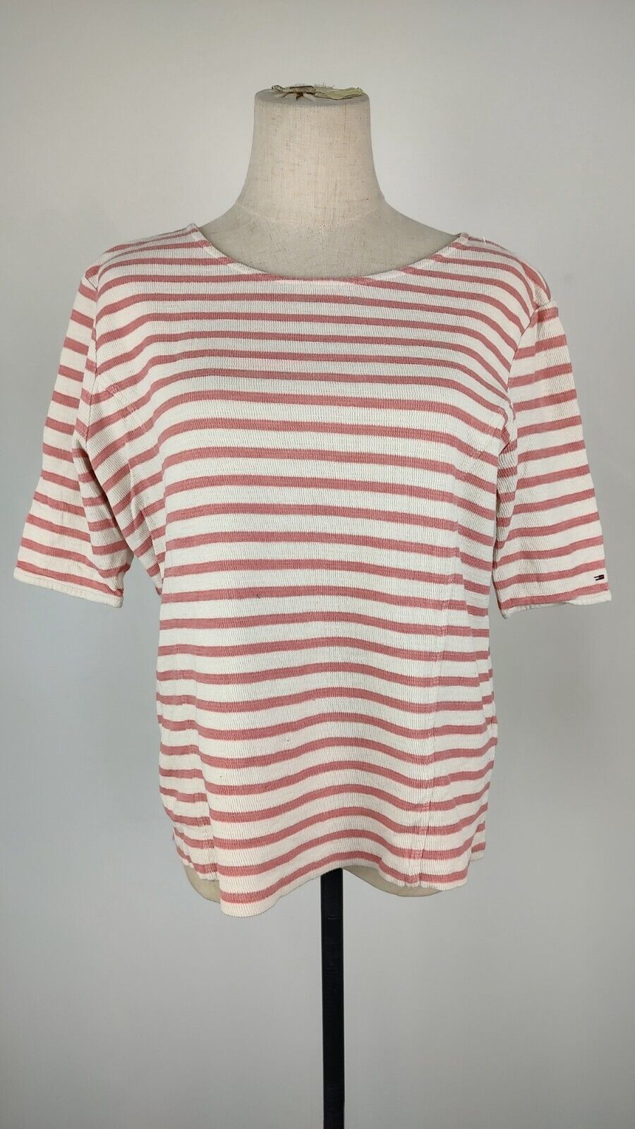 TOMMY HILFIGER MAGLIA DONNA TG. L WOMAN CASUAL VINTAGE TOP T-SHIRT