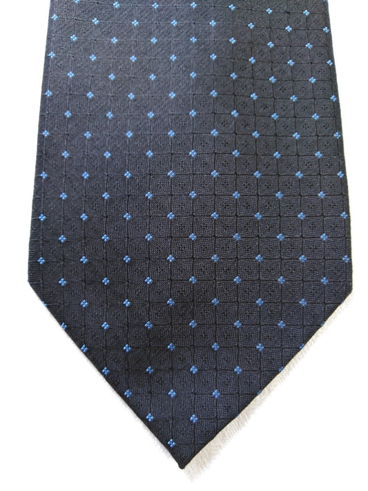 ROCCOBAROCCO 100% SETA SILK TIE CRAVATTA NECKTIE ITALY VINTAGE CLASSIC
