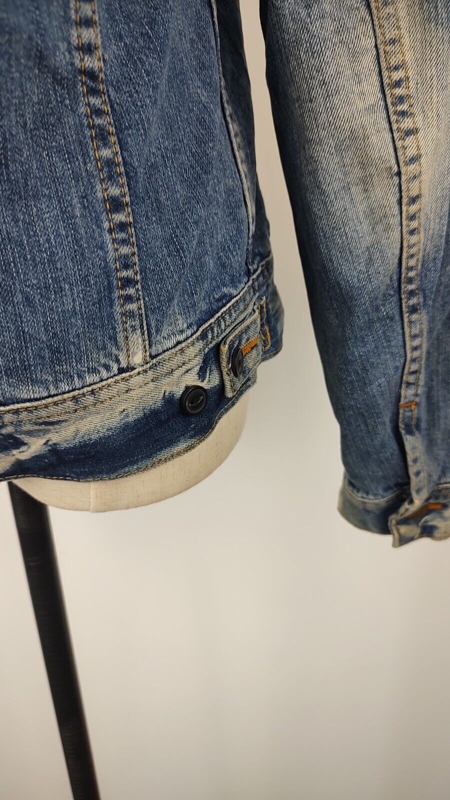 LEE GIUBBINO JEANS DENIM DONNA Tg S WOMAN CASUAL VINTAGE JACKET
