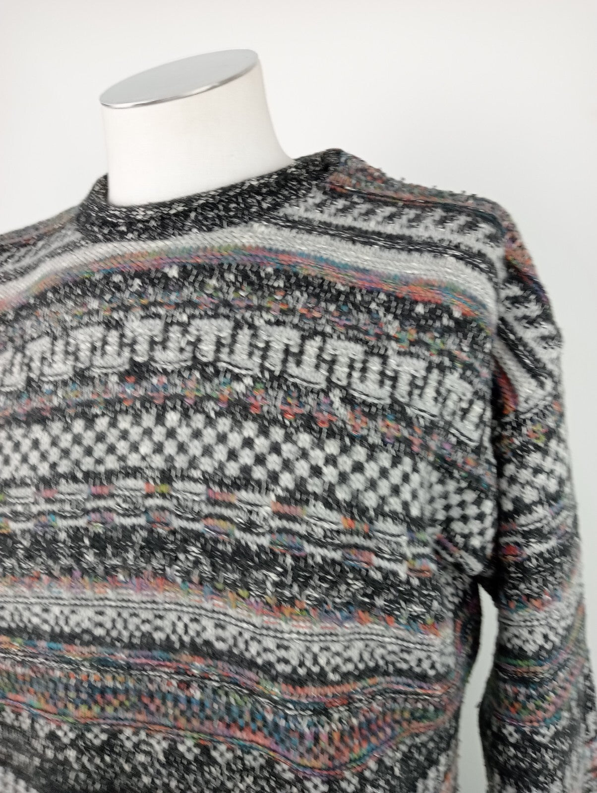 NORTH POLE MAGLIONE COTONE COTTON VINTAGE UOMO Tg. L MAN SWEATER CASUAL