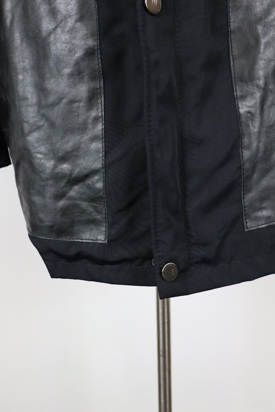 PIERRE CARDIN GIUBBINO IMBOTTITO PELLE UOMO Tg 52 MAN CASUAL VINTAGE JACKET