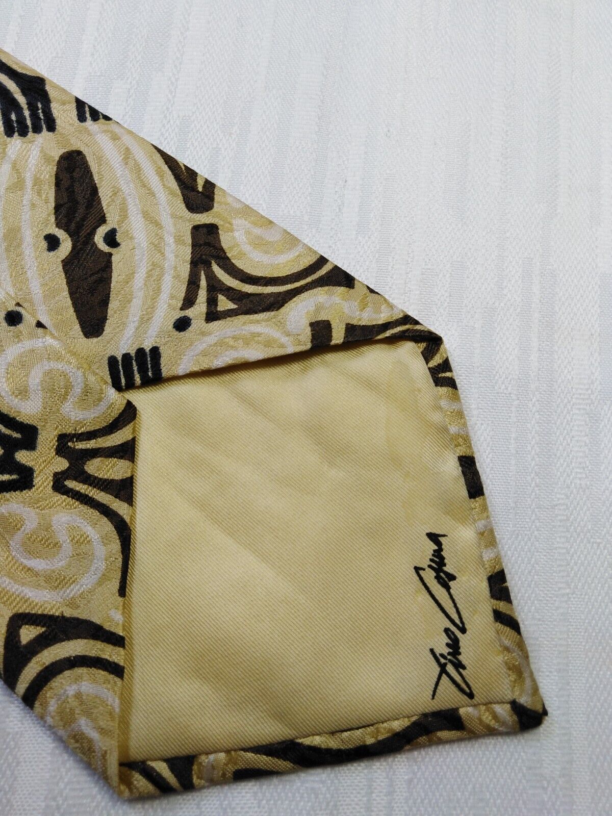 TINO COSMA 100% SETA SILK TIE CRAVATTA NECKTIE ITALY VINTAGE CLASSIC