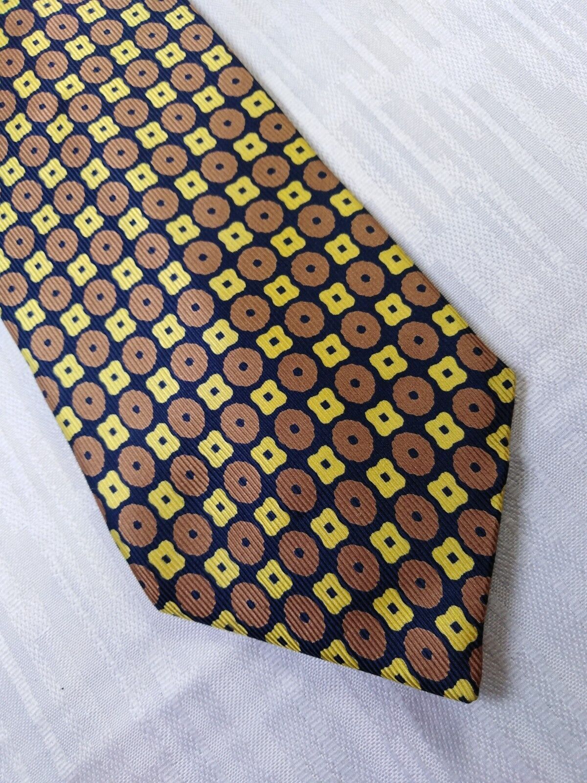 FLANELLA GRIGIA PERUGIA UOMO 100%  SILK TIE SETA CRAVATTA NECKTIE MADE IN ITALY