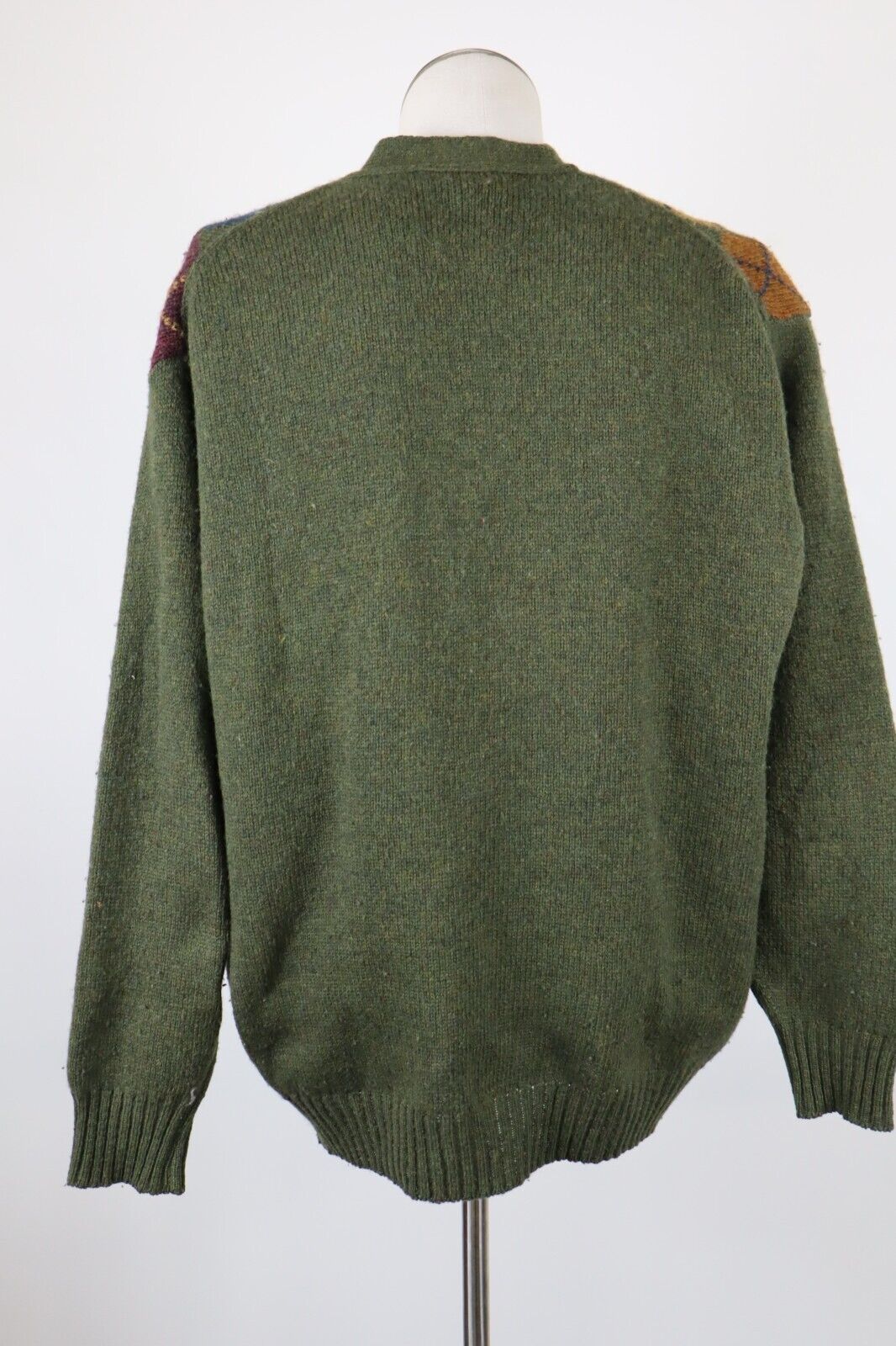 ASCOT LINE SPILLERS CARDIGAN MAGLIONE LANA VINTAGE UOMO TG L MAN SWEATER CASUAL