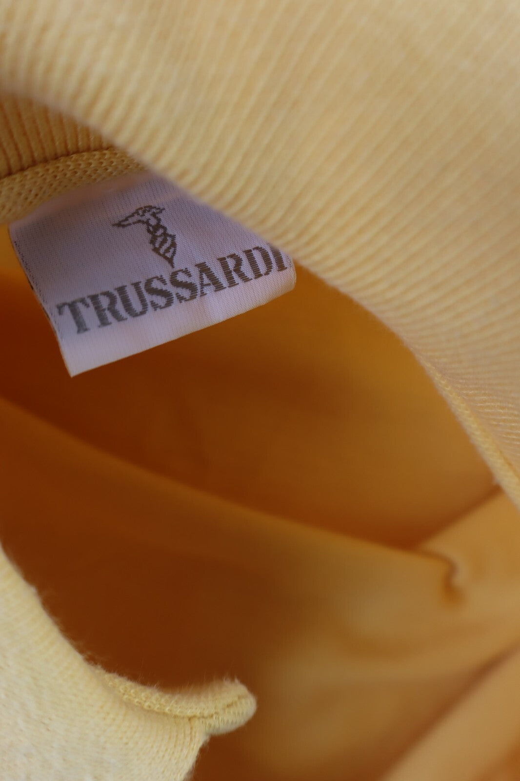 TRUSSARDI MAGLIA POLO UOMO TG 2XL MAN T-SHIRT CASUAL VINTAGE COTONE
