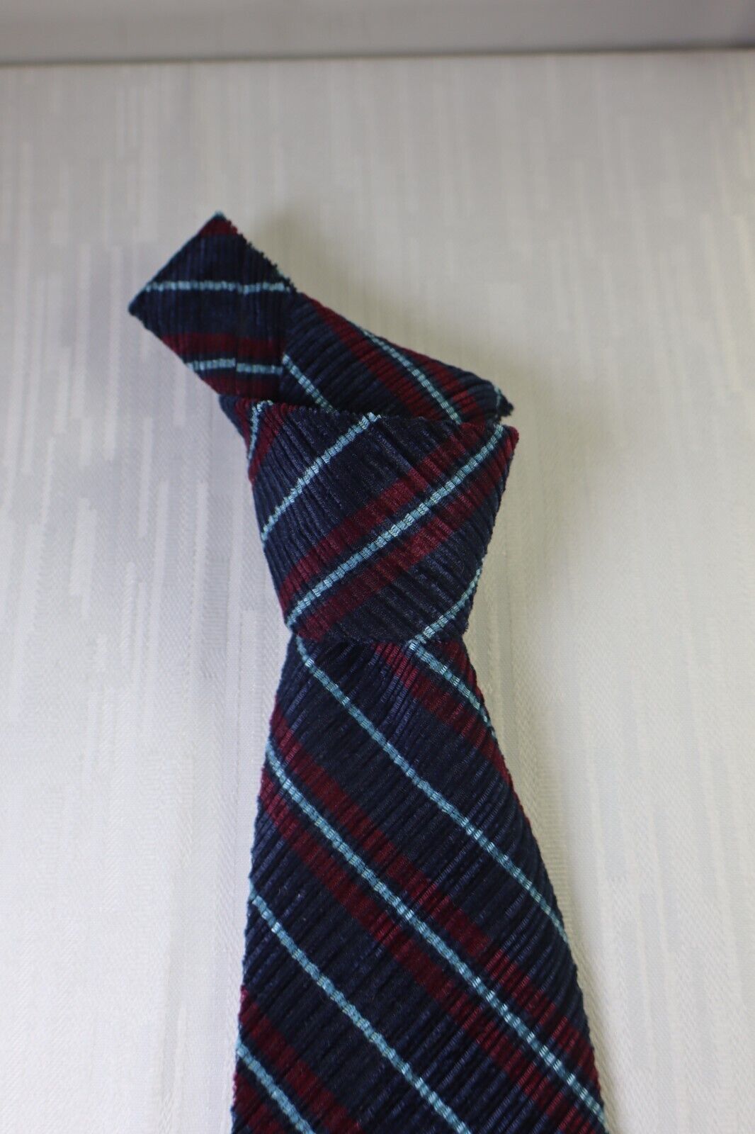 VALENTINO COTONE SETA TIE CRAVATTA NECKTIE ITALY VINTAGE CLASSIC
