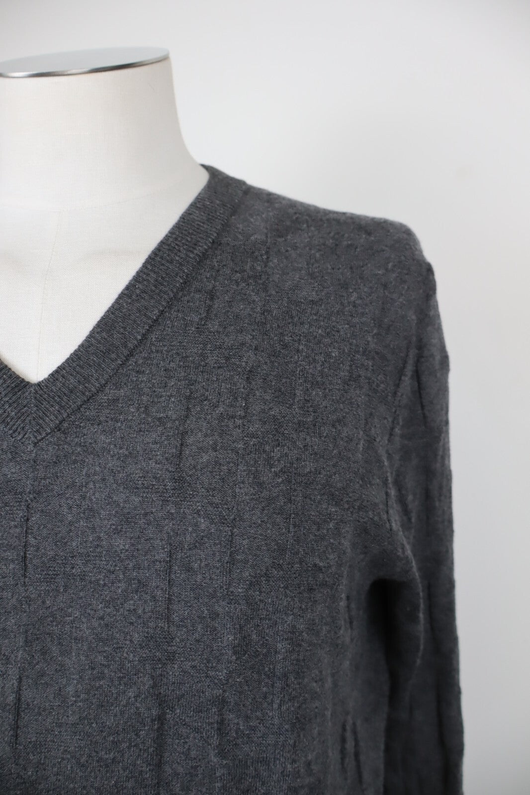 HUGO BOSS MAGLIONE COTONE CASHERE UOMO M SLIM MAN SWEATER CASUAL VINTAGE