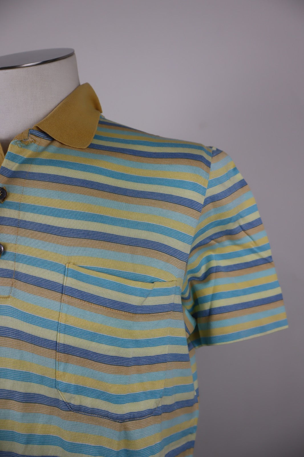 FEDELI MAGLIA POLO UOMO COTONE TG. M MAN COTTON T-SHIRT CASUAL VINTAGE A RIGHE