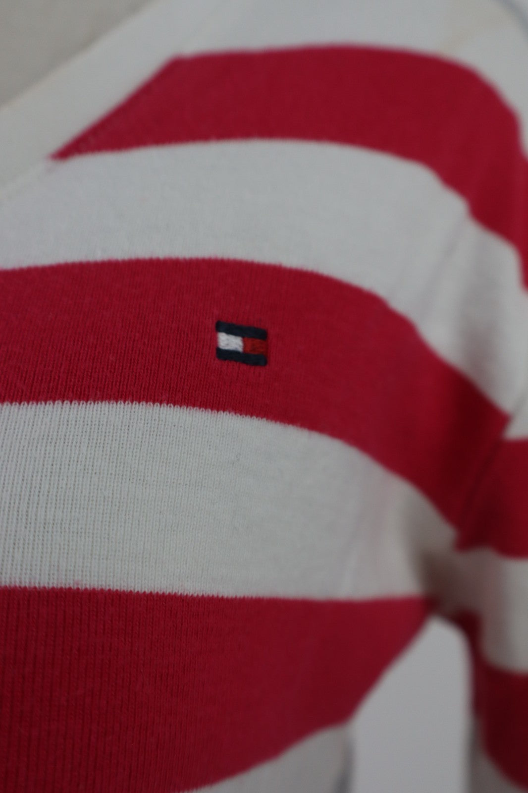 TOMMY HILFIGER MAGLIA DONNA TG. M WOMAN CASUAL VINTAGE T-SHIRT TOP COTONE