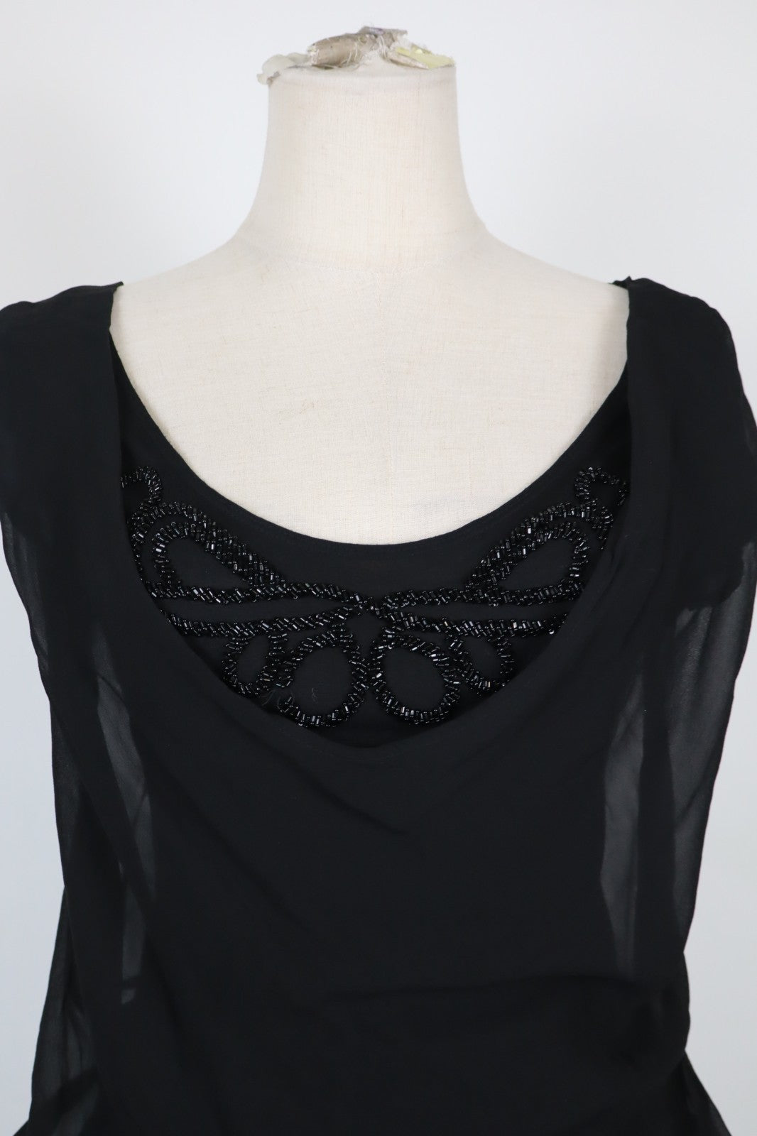 MAX&CO VESTITO DONNA TG 46 WOMAN CASUAL VINTAGE DRESS ABITO SETA