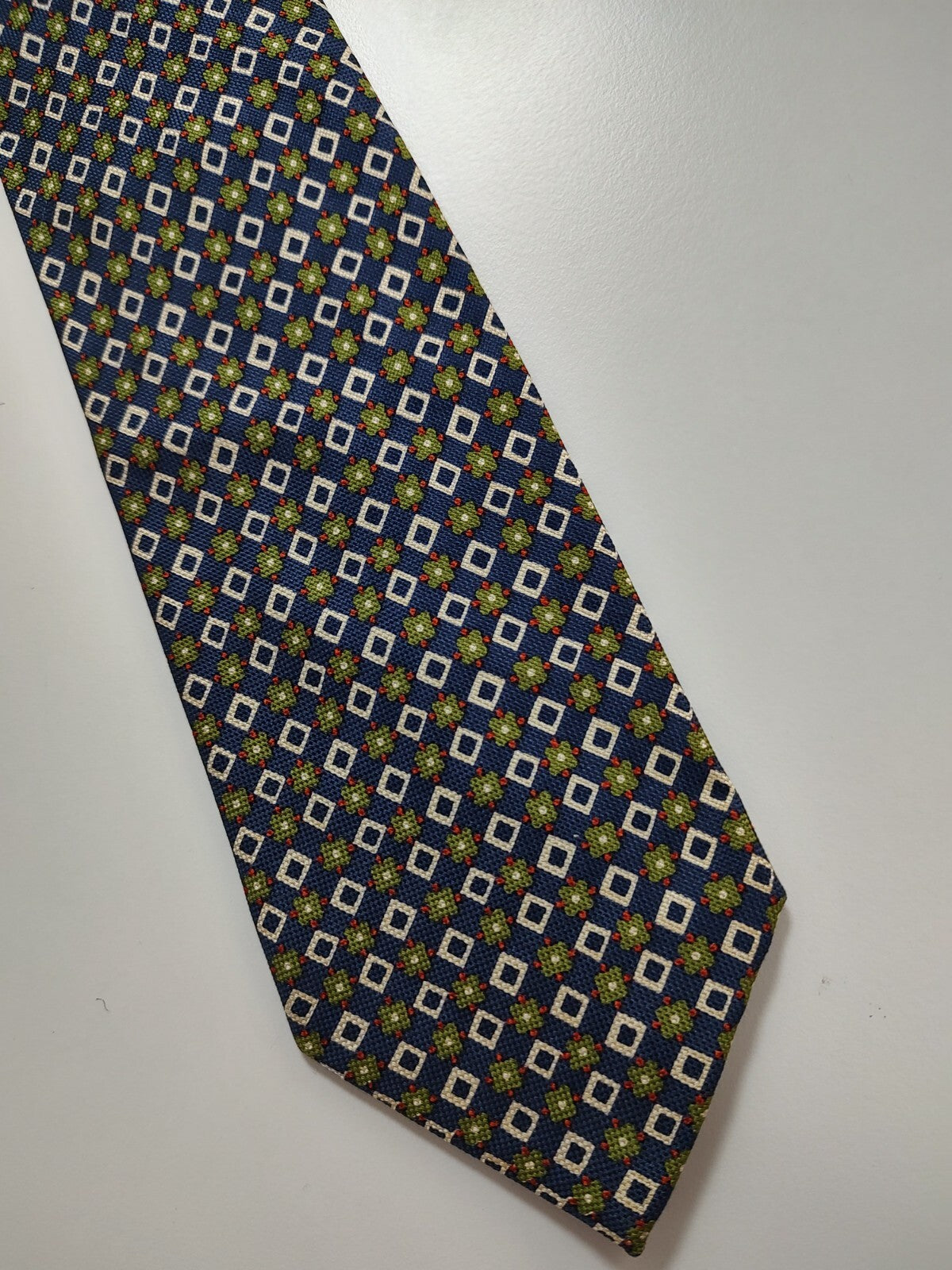 ANDREW'S 100% SILK TIE SETA CRAVATTA NECKTIE MADE IN  ITALY CLASSIC