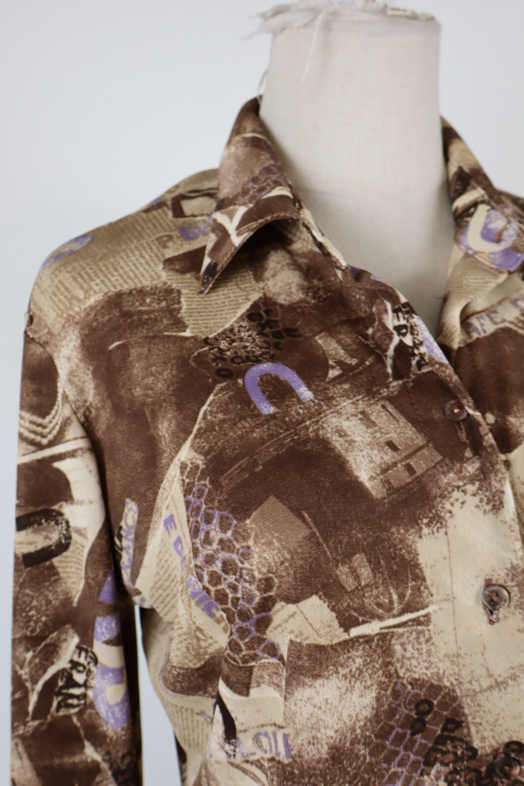 EMANUELE UNGARO WEEKEND CAMICIA DONNA TG. 46 WOMAN SHIRT CASUAL VINTAGE