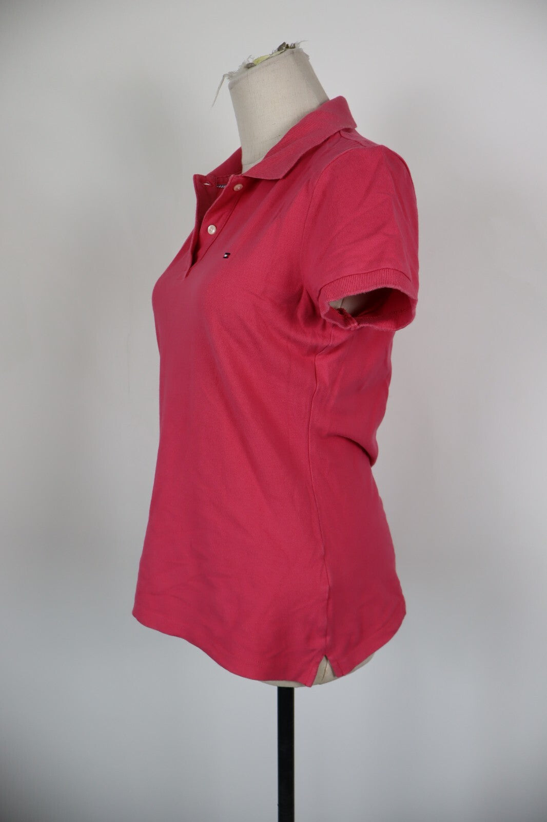 TOMMY HILFIGER POLO MAGLIA T-SHIRT DONNA COTONE TG M WOMAN CASUAL VINTAGE