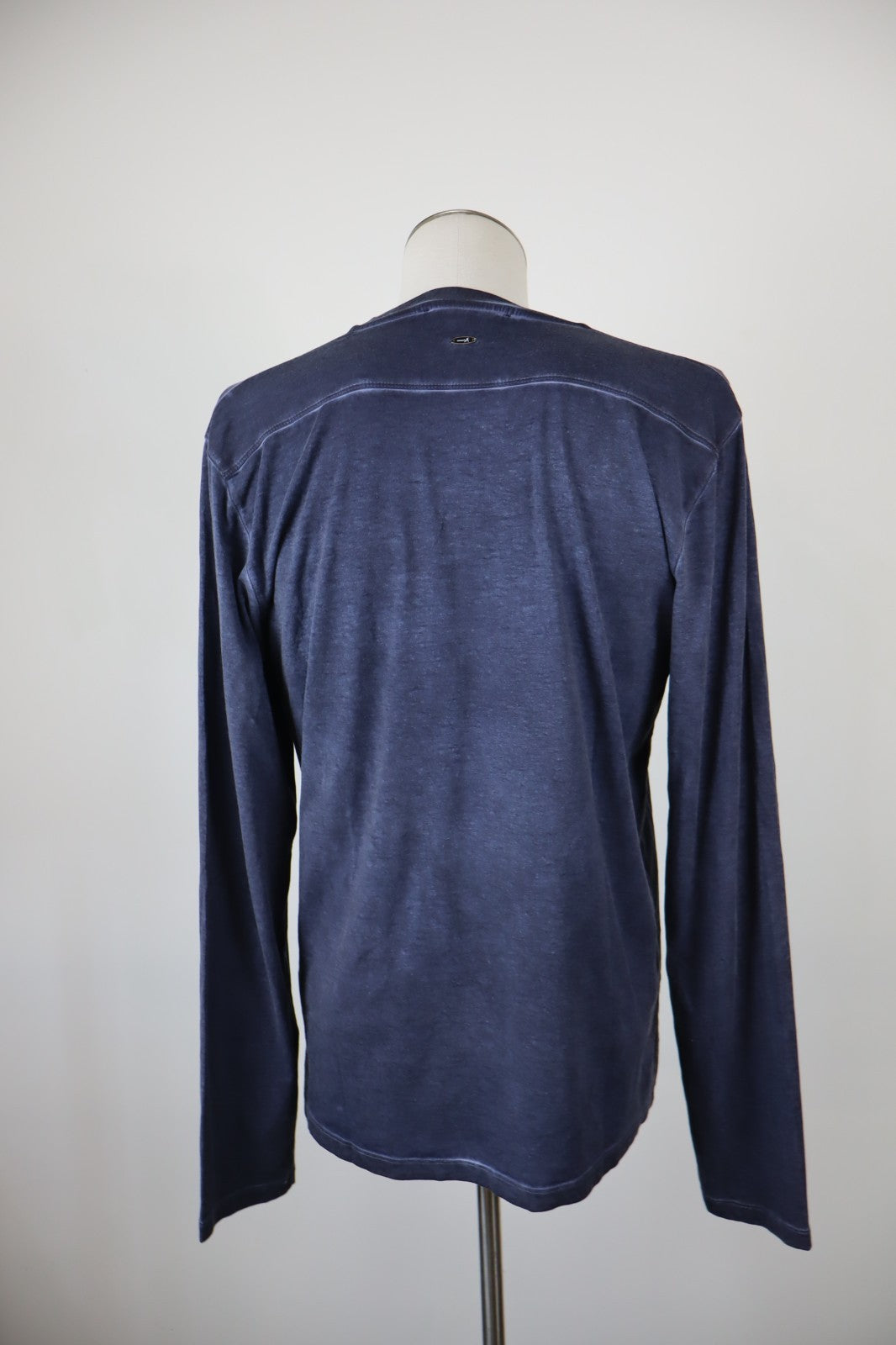 GUESS MAGLIA T-SHIRT UOMO TG. L MAN SHIRT CASUAL VINTAGE COTONE CON BOTTONI
