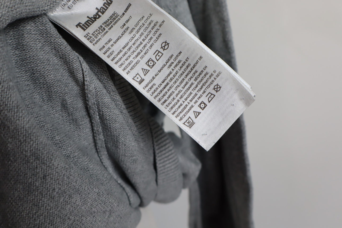 TIMBERLAND MAGLIONE COTONE COTTON VINTAGE UOMO Tg. 2XL MAN SWEATER CASUAL