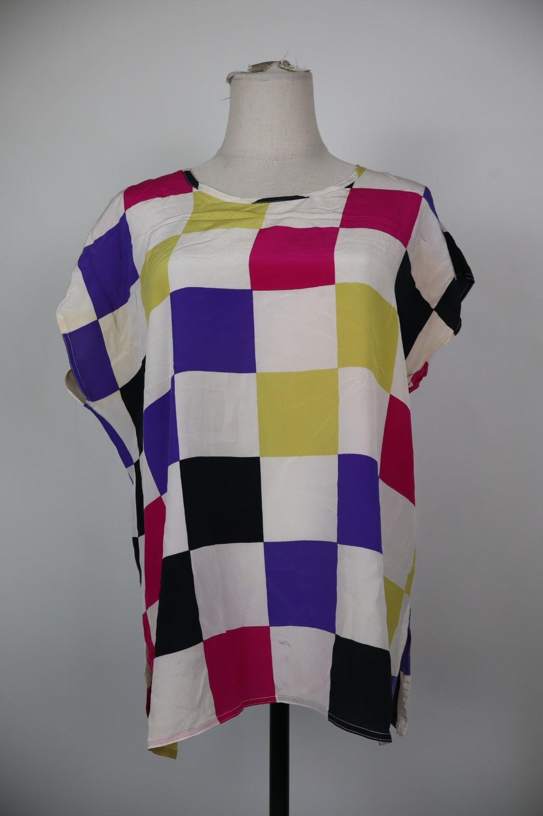 PERSONA MAGLIA DONNA TG. 23 WOMAN CASUAL VINTAGE T-SHIRT  TOP CANOTTA SETA
