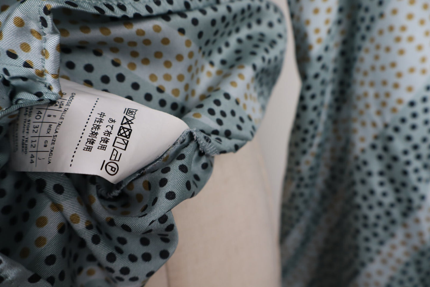 EMME MARELLA CAMICIA BLUSA DONNA TG. 44 WOMAN SHIRT CASUAL VINTAGE POIS