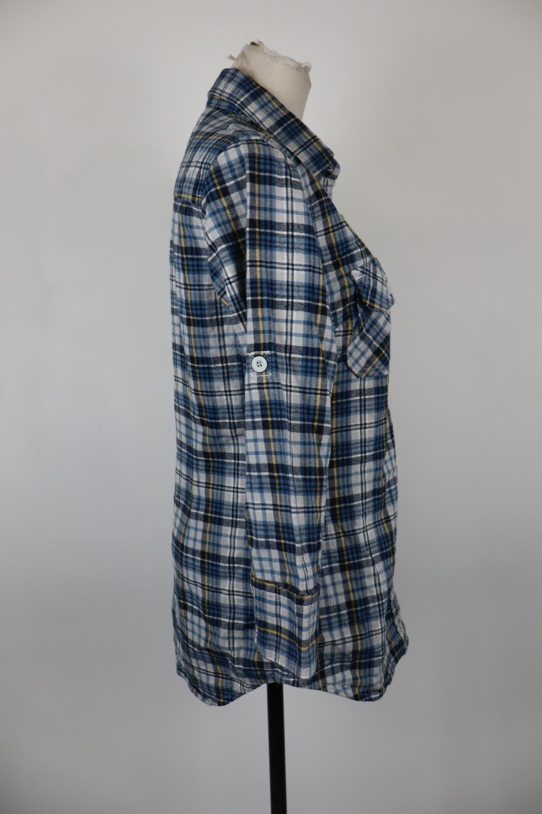 SUPERDRY CAMICIA DONNA TG. M WOMAN SHIRT CASUAL VINTAGE COTONE COTTON