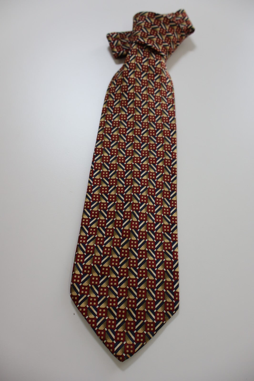 CARNAVAL DE VENISE 100% SILK TIE SETA CRAVATTA NECKTIE MADE IN ITALY CLASSIC