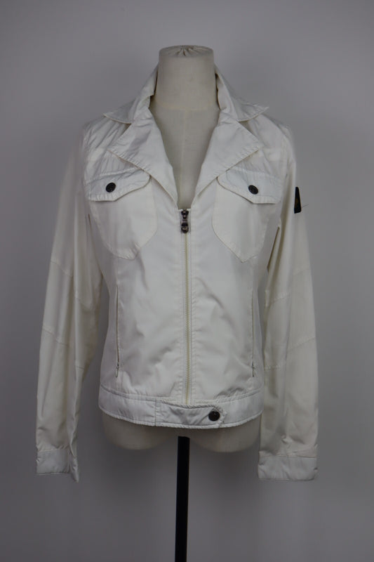 REFRIGIWEAR GIUBBINO DONNA TG L WOMAN JACKET GIACCA VINTAGE CASUAL POLIURETANO