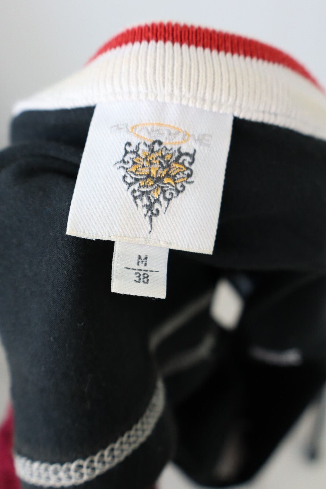 MAGLIA CROP TOP DONNA M WOMAN T-SHIRT STREETWEAR STAMPA LOGO URBAN Y2K 2000'S