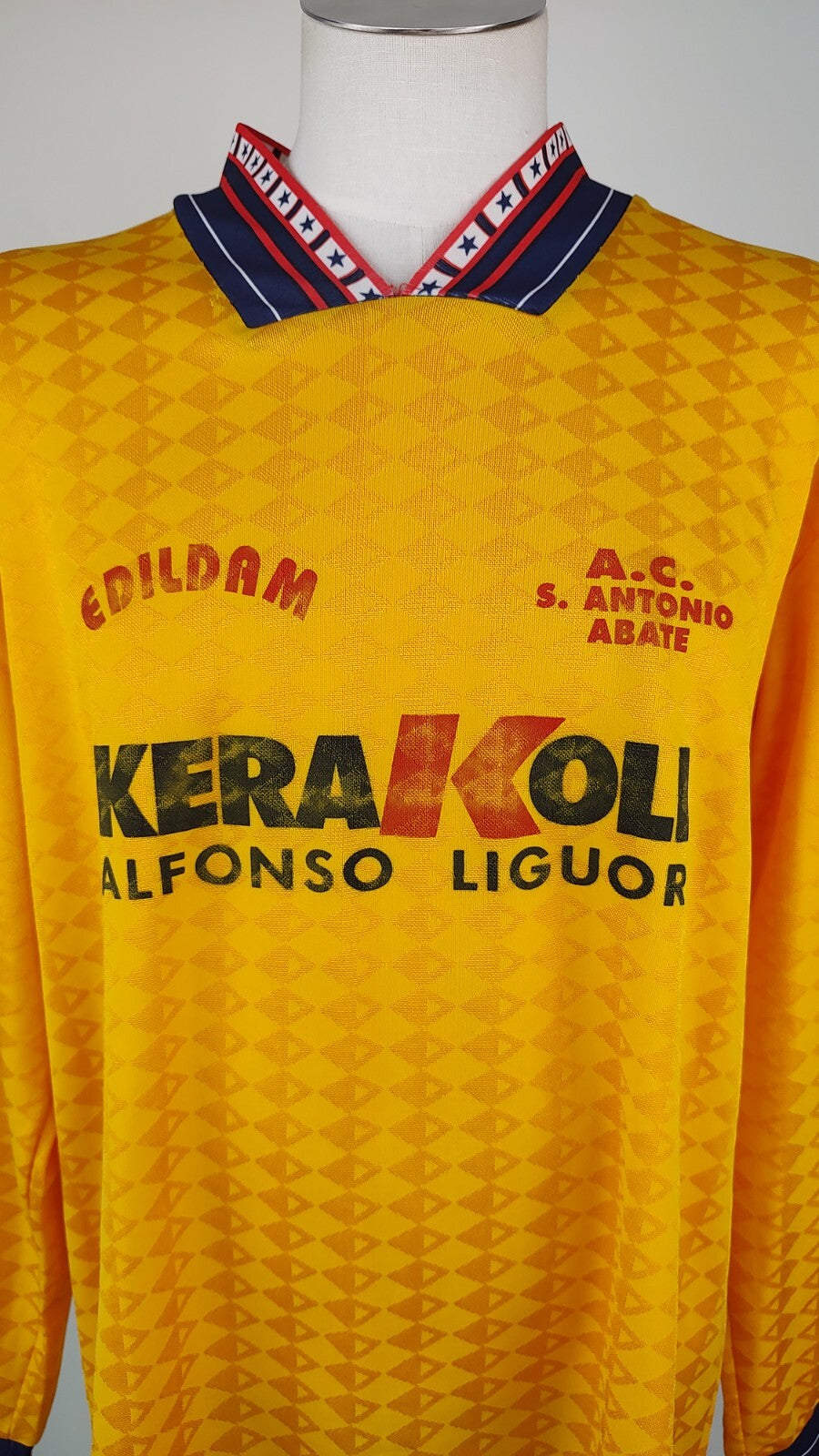 SEV AC S. ANTONIO ABATE N 5 MAGLIA CALCIO UOMO Tg XL SOCCER TRIKOT MAN JERSEY