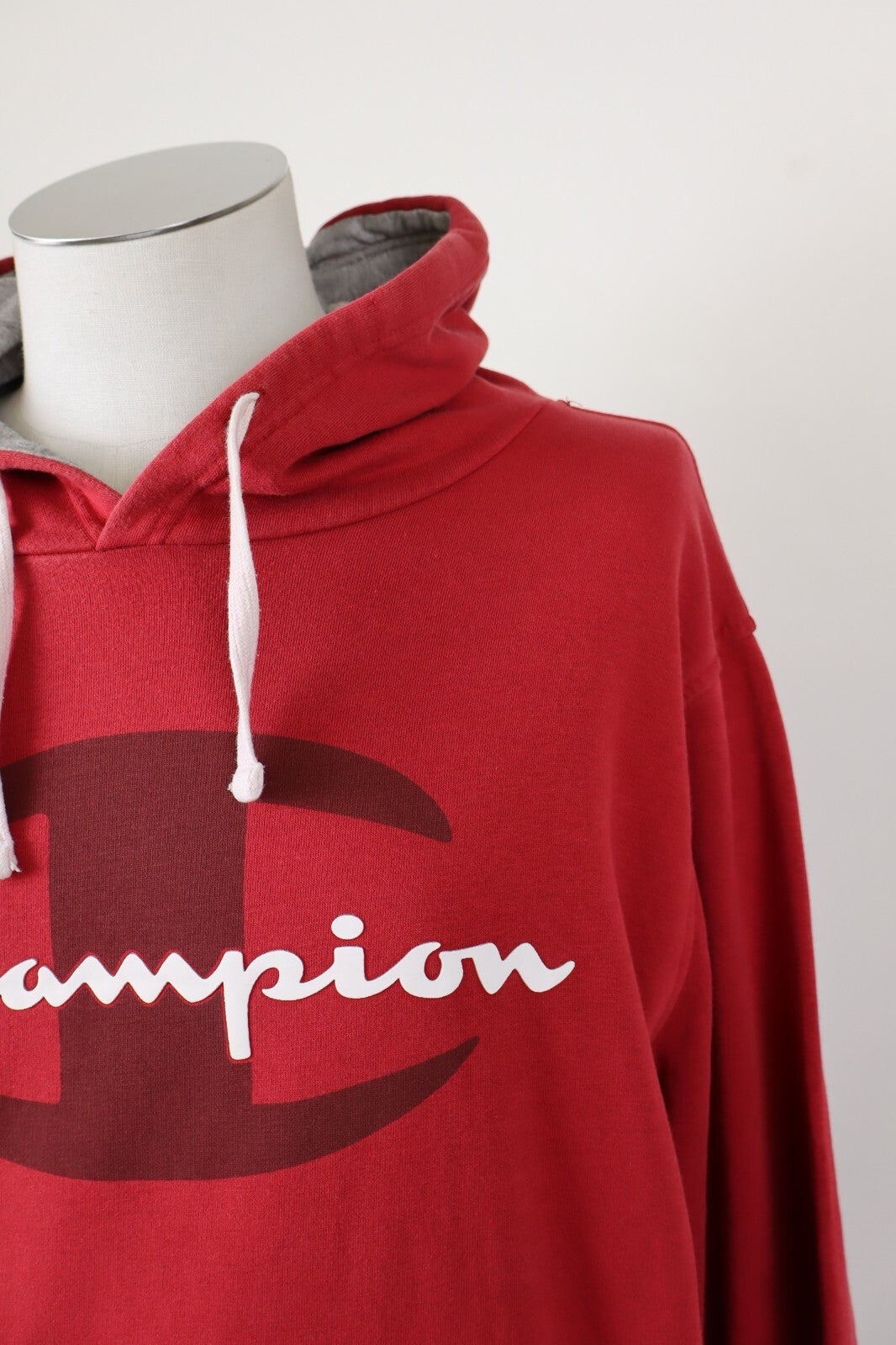 CHAMPION FELPA CAPPUCCIO UOMO Tg XL MAN CASUAL VINTAGE SWEATSHIRT CASUAL COTONE