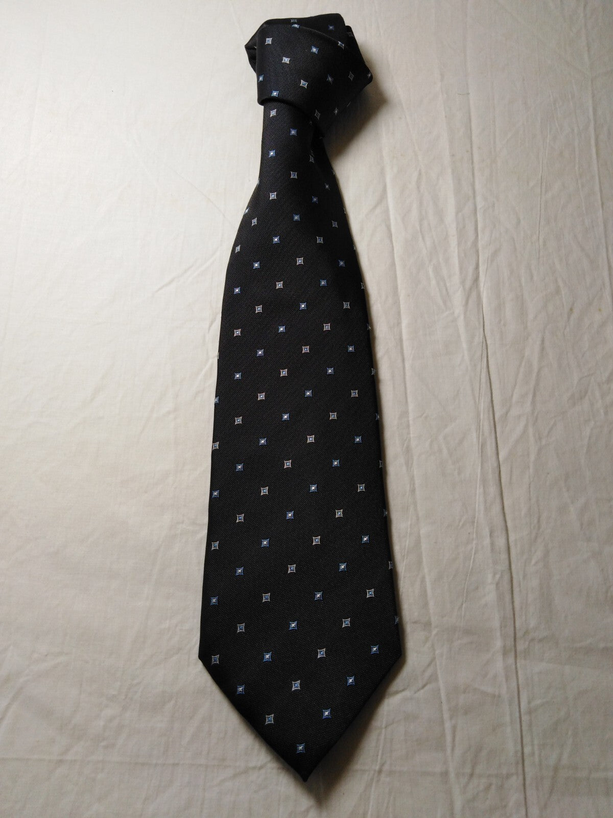 NINO SALZANO 100% SILK TIE SETA CRAVATTA NECKTIE MADE IN ITALY