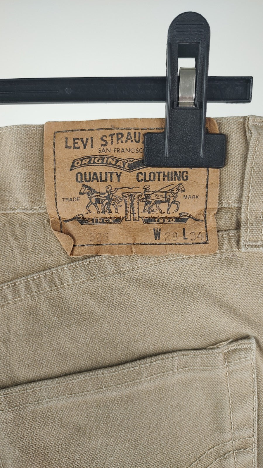 LEVI'S 525 PANTALONCINO JEANS DONNA TG W28 WOMAN PANTS SHORT VINTAGE