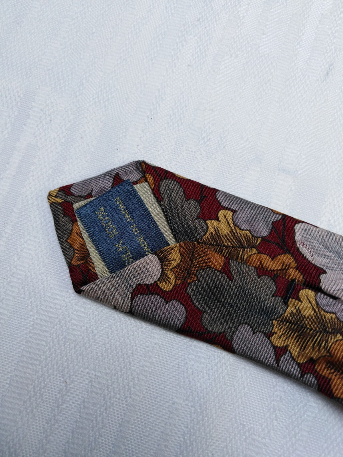SILVER STUDIO  100% SILK TIE SETA CRAVATTA NECKTIE GIAPPONE VINTAGE