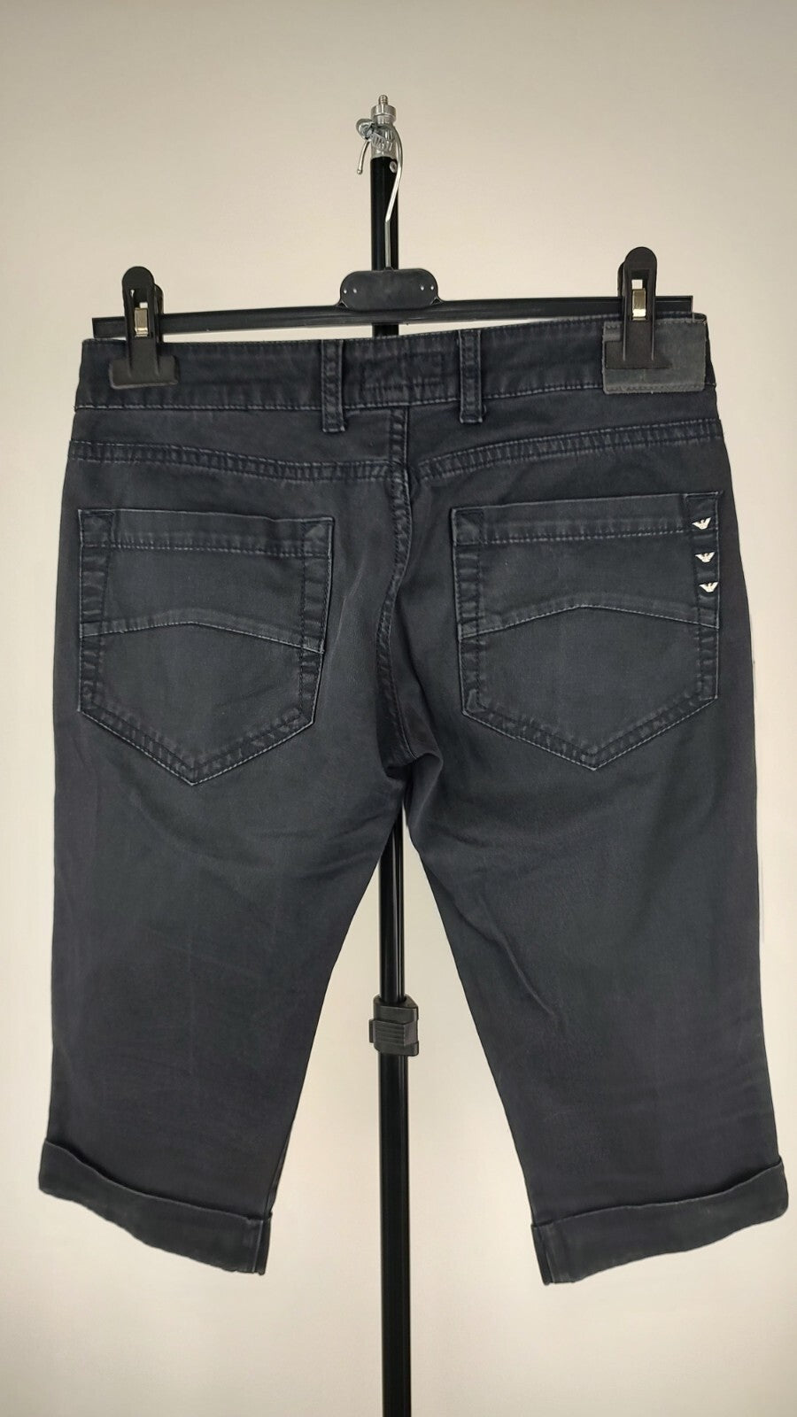 ARMANI JEANS PANTALONCINO DENIM DONNA TG W25 WOMAN VINTAGE SHORTS