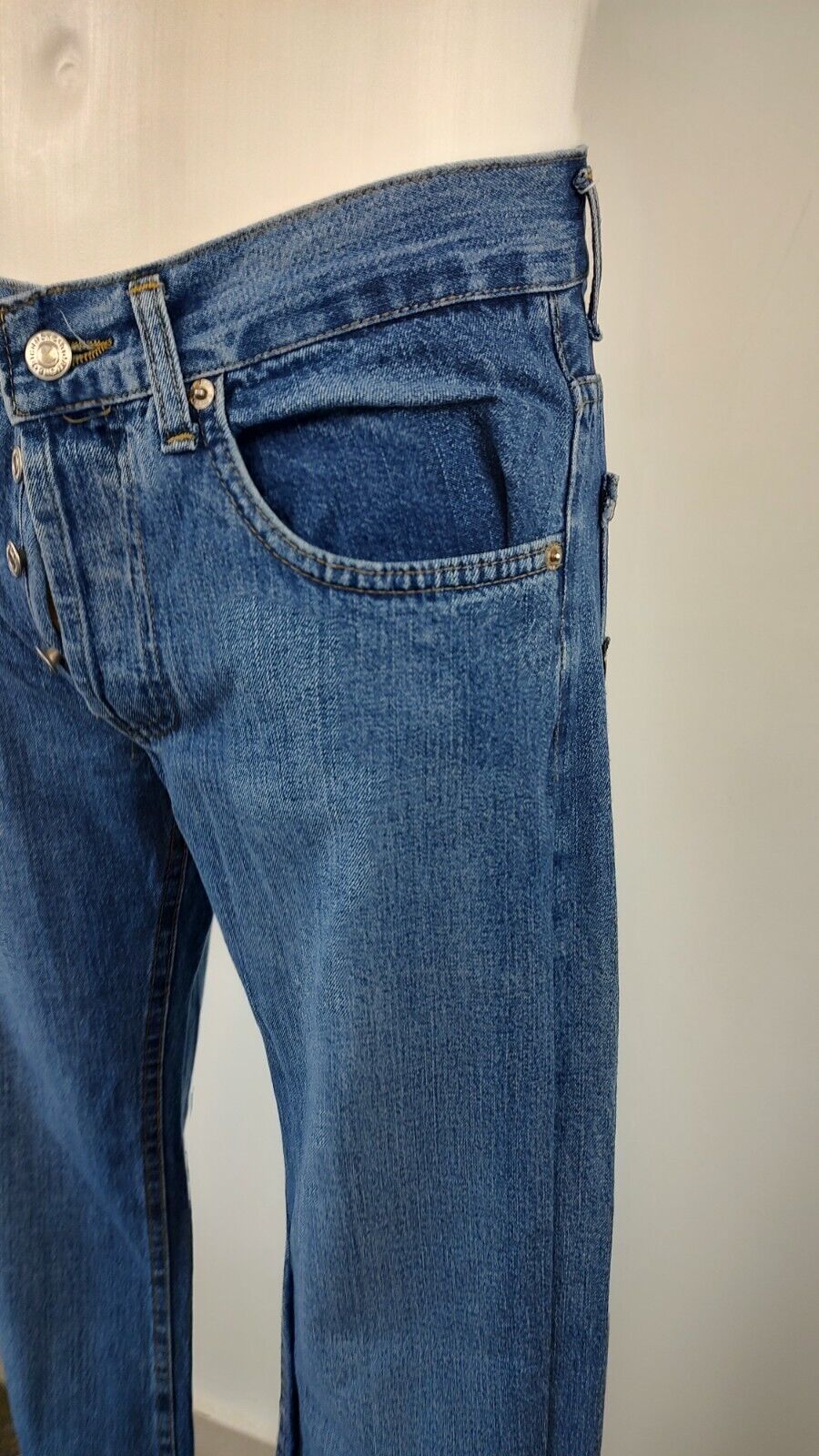 RICHMOND JEANS PANTALONE UOMO CASUAL TG 42 MAN VINTAGE PANTS DENIM