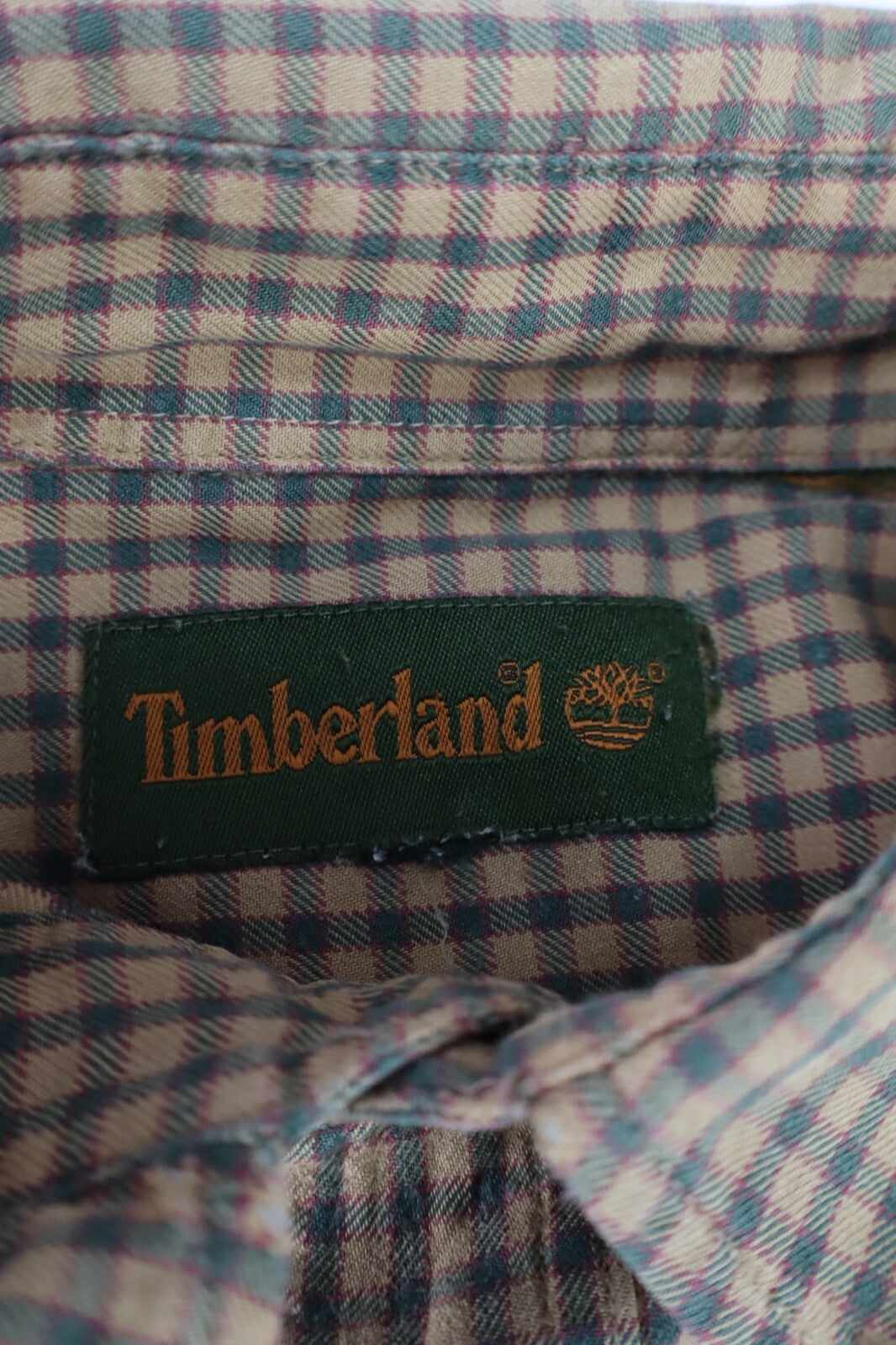 TIMBERLAND CAMICIA UOMO TG. XL MAN CASUAL VINTAGE SHIRT COTONE COTTON