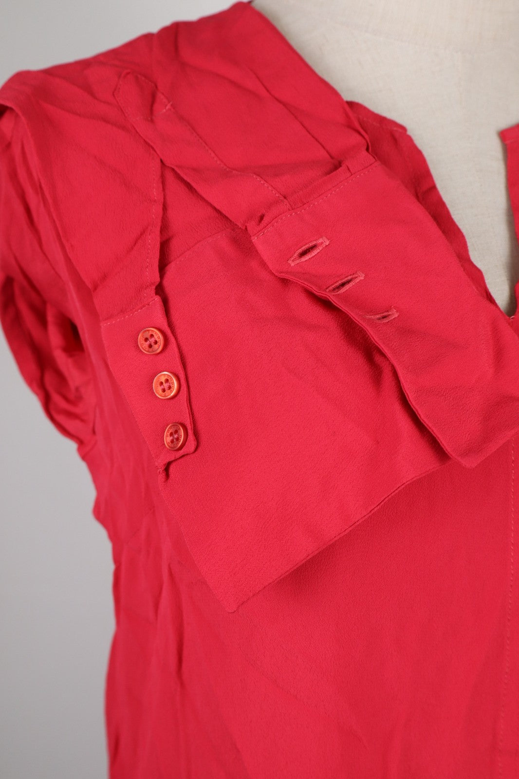 DONDUP MAGLIA DONNA MISTO SETA TG. 42 WOMAN CASUAL VINTAGE SHIRT