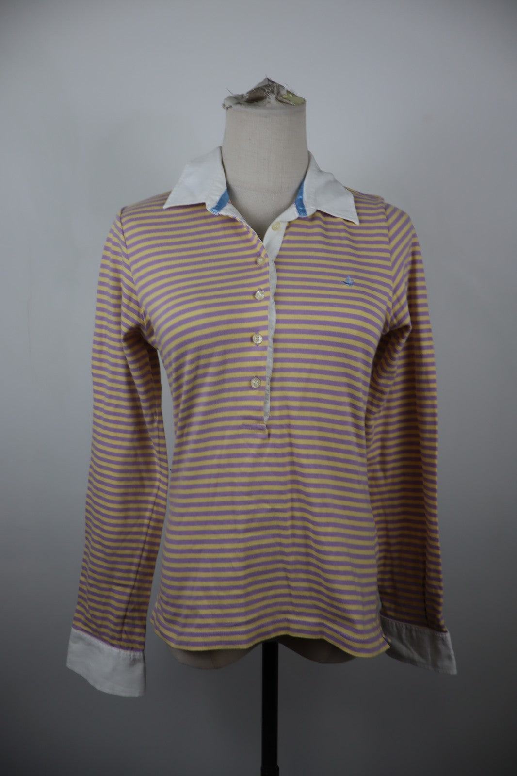 BROOKSFIELD MAGLIA POLO DONNA COTONE TG. 44 WOMAN SHIRT CASUAL VINTAGE COTTON