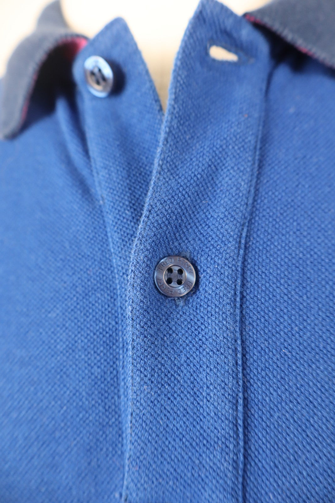 FRED PERRY MAGLIA POLO UOMO COTONE TG M MAN COTTON T-SHIRT CASUAL VINTAGE LOGO