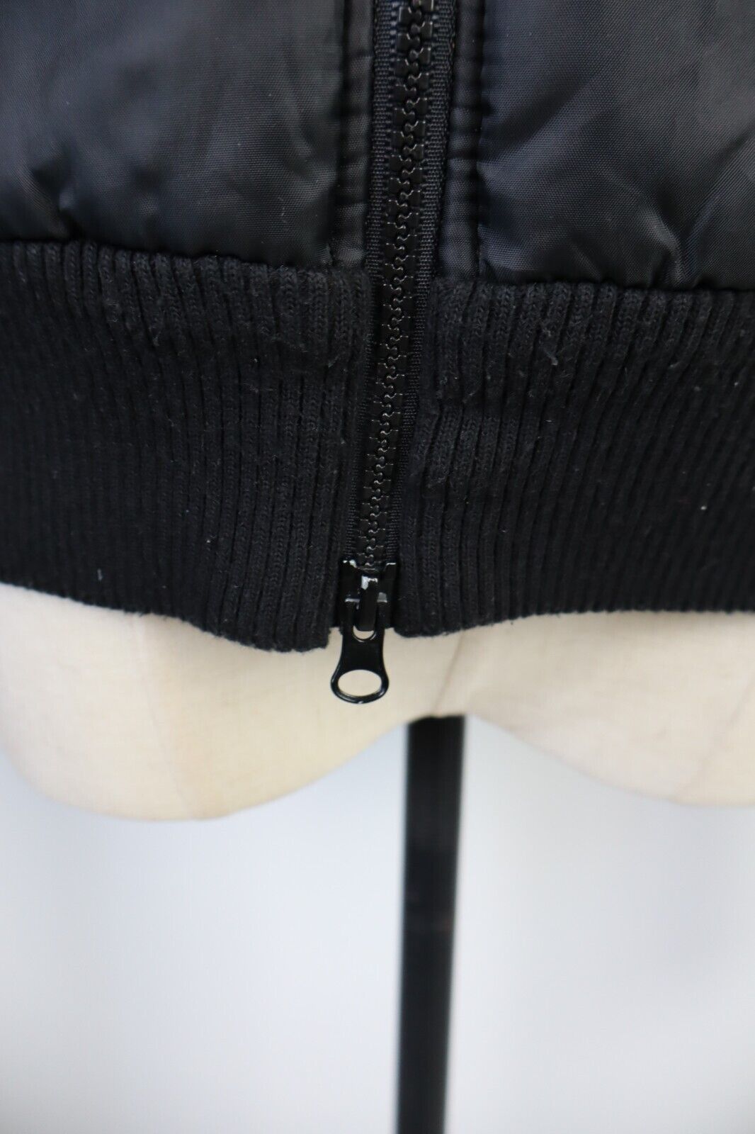 GIUBBINO IMBOTTITO MINIMALISTA SATINATO BOMBER URBAN DONNA TG 2 WOMAN Y2K 2000'S