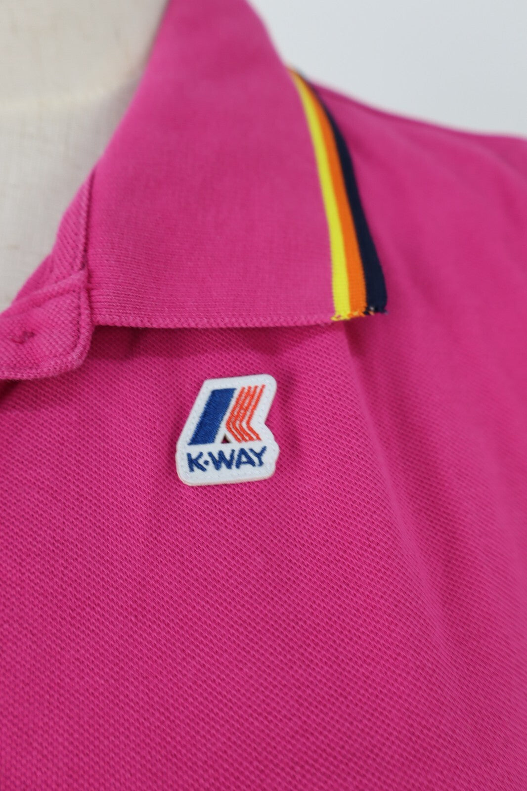 KWAY POLO MAGLIA DONNA COTONE TG. M WOMAN COTTON SHIRT CASUAL VINTAGE