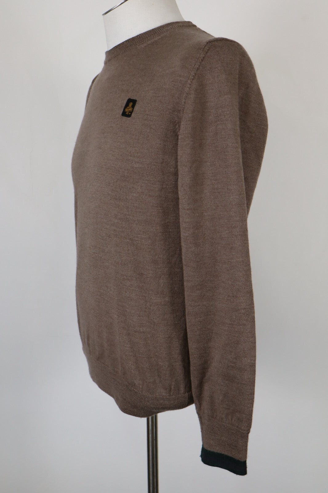 REFRIGIWEAR MAGLIONE LANA WOOL VINTAGE UOMO Tg. L MAN SWEATER CASUAL