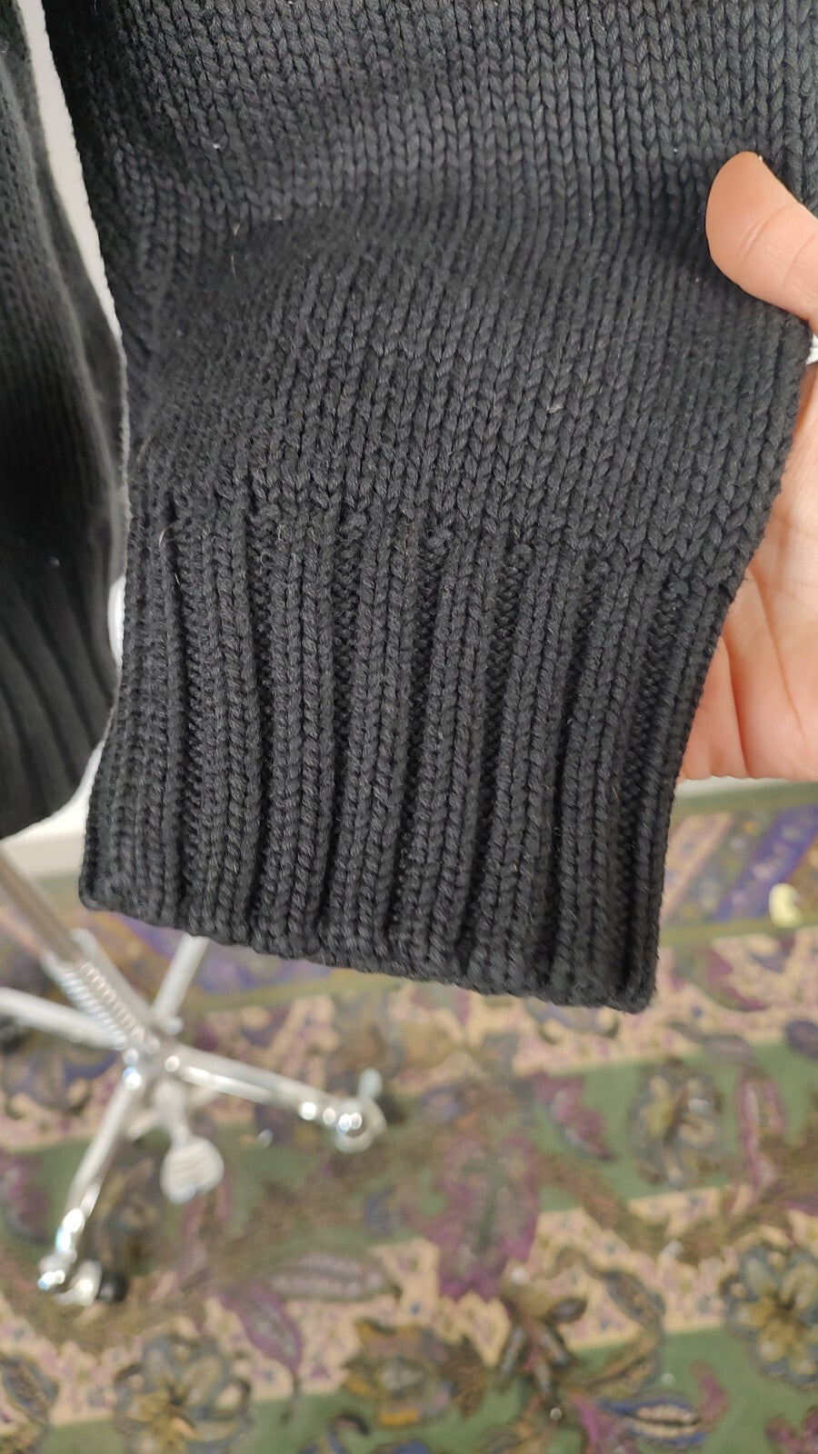 MARLBORO MAGLIONE ZIP UOMO Tg. 2XL MAN SWEATER CASUAL VINTAGE COTONE MOHAIR